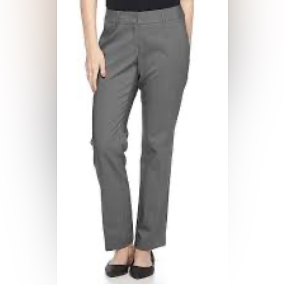 Apt. 9 Stretch Pintucked Flared Slacks Dress  Pants - Size 8